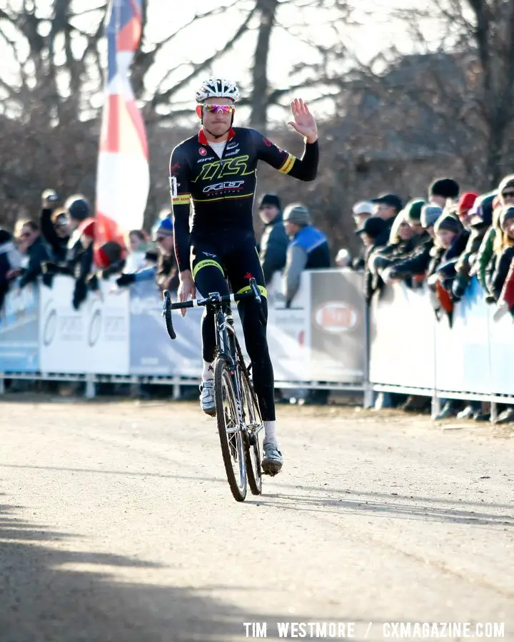 Ryan Trebon (LTS/Felt) settles for silver after earning the same in last season\'s National Cyclocross Championship ©Tim Westmore